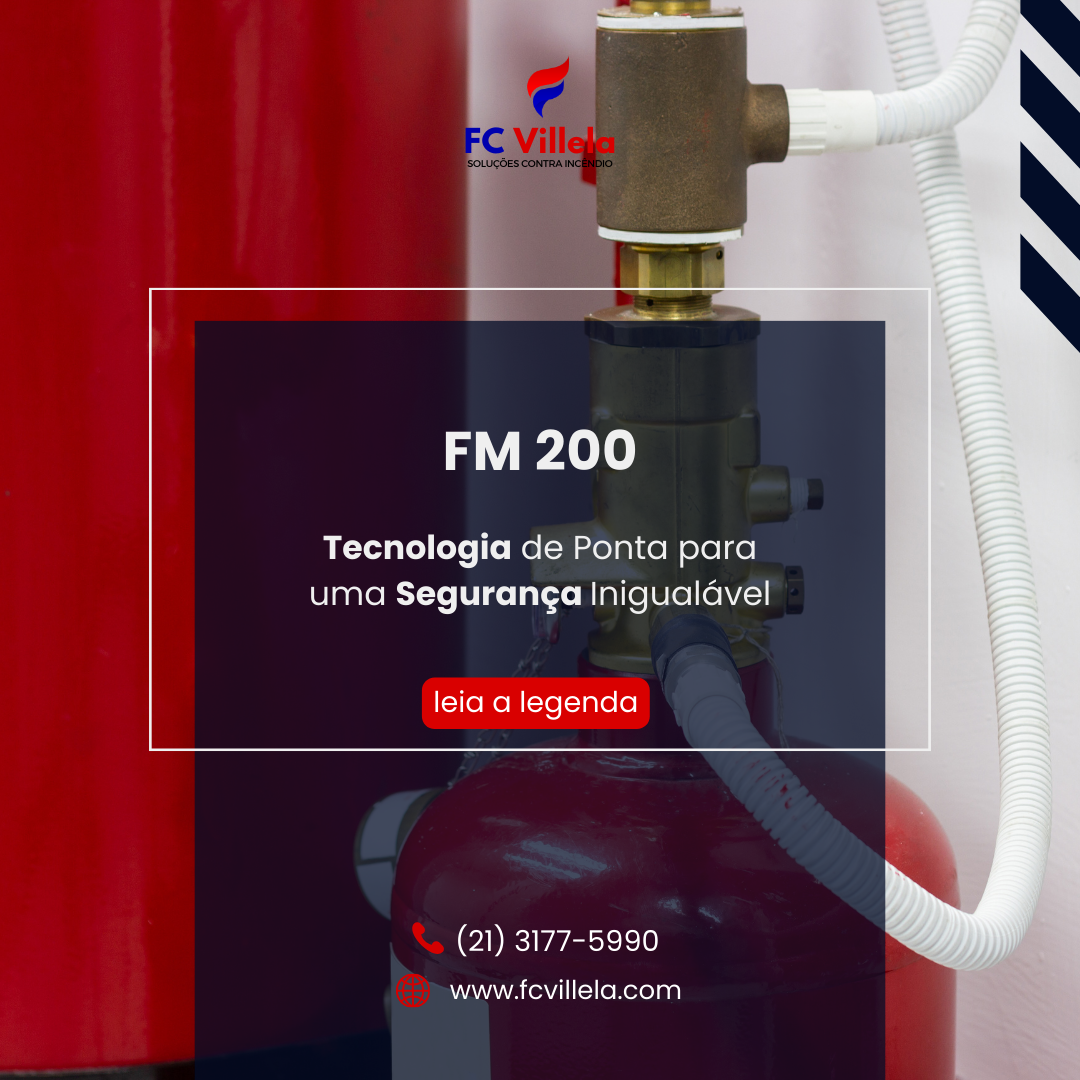FM 200 Sistema Contra Incêndio